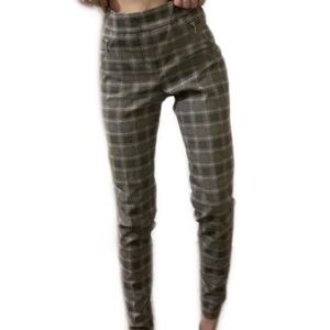 Small Gray Plaid Trousers
